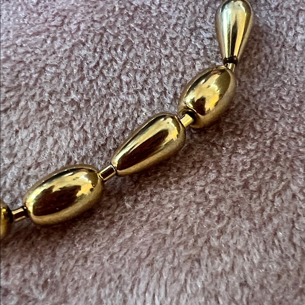 Monet Gold Tone Beaded Bracelet - Picture 4 of 6